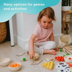 Ulanik Montessori dřevěná hračka “Sweet counting. Big”