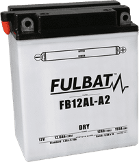 Fulbat Konvenční motocyklová baterie FULBAT FB12AL-A2 (YB12AL-A2) Včetně balení kyseliny 2H76750