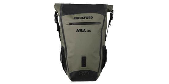 Oxford vodotěsný batoh Aqua B-25, OXFORD (khaki/černý, objem 25 l) OL406