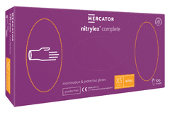 MERCATOR MEDICAL Nitrilové rukavice Mercator Complete, nepudr., 100ks Velikost: S