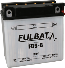 Fulbat Konvenční motocyklová baterie FULBAT FB9-B (YB9-B) Včetně balení kyseliny 2H51984