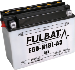 Fulbat Konvenční motocyklová baterie FULBAT F50-N18L-A3 (Y50-N18L-A3) Včetně balení kyseliny 550899