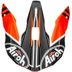 Airoh náhradní kšilt pro přilby WRAAP Broken, AIROH (matná oranžová) WRBR32F
