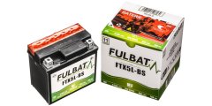 Fulbat baterie 12V, YTX5L-BS, 4Ah, 70A, bezúdržbová MF AGM 114x71x106, FULBAT (vč. balení elektrolytu) 550618A