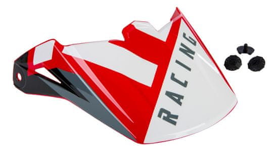 Fly Racing kšilt pro přilbu ELITE, FLY RACING - USA (červená/černá) 73-88142