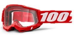 100% ACCURI 2, 100% OTG brýle červené, čiré plexi 50224-101-03