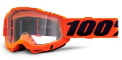 100% ACCURI 2, 100% OTG brýle Orange, čiré plexi 50224-101-05