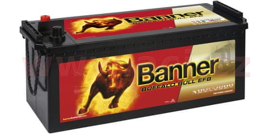 Banner 240Ah baterie, 1200A, levá BANNER Buffalo Bull EFB 517x273x212(240) EFB74017