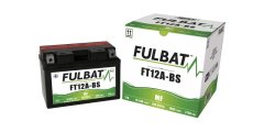 Fulbat baterie 12V, YT12A-BS, 10Ah, 175A, bezúdržbová MF AGM 150x87x105, A-TECH (vč. balení elektrolytu) 550602F