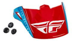 Fly Racing kšilt KINETIC STRAIGHT, FLY RACING - USA (červená/bílá/modrá) 73-88197