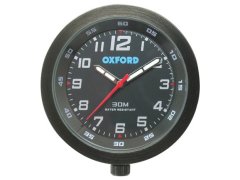 Oxford analogové hodiny, OXFORD (černý rámeček, luminiscenční ciferník) OX559