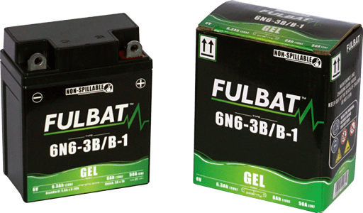 Fulbat baterie 6V, 6N6-3B/B-1 GEL, 6Ah, 50A, bezúdržbová GEL technologie 95x55x117 FULBAT (aktivovaná ve výrobě) 550960