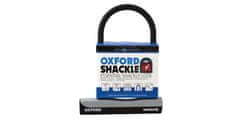 Oxford zámek U profil Shackle 12, OXFORD (šedý/černý, 245 x 190 mm, průměr čepu 12 mm) LK330