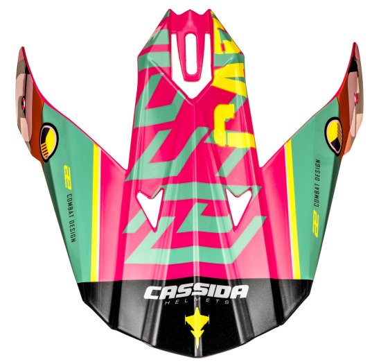 Cassida kšilt pro přilby Cross Cup Sonic Junior, CASSIDA, děstká (multicolor) PEAK MULTICOLOR SC-15 SONIC KI