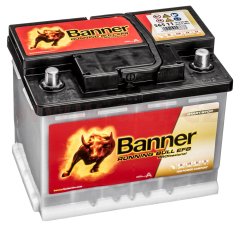 Banner 65Ah baterie, 560A, pravá BANNER Running Bull Professional EFB 241x175x190 EFB P56511