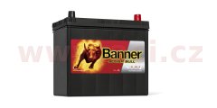 Banner 45Ah baterie, 390A, pravá, úzké póly BANNER Power Bull 238x129x203(225) P4523
