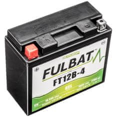 Fulbat baterie 12V, FT12B-4 GEL, 12V, 10Ah, 210A, bezúdržbová GEL technologie 150x69x130 FULBAT (aktivovaná ve výrobě) 550643