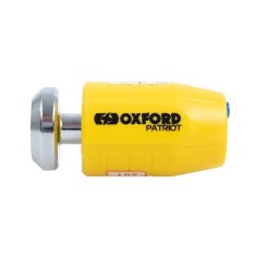 Oxford zámek kotoučové brzdy Patriot, OXFORD (průměr čepu 14 mm, žlutý) OF40