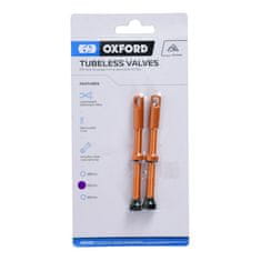 Oxford ventilek pro bezdušové aplikace, OXFORD (oranžová, vč. čepičky, slitina hliníku, délka 60 mm) VP160OR