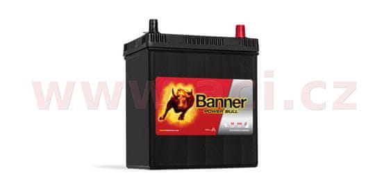 Banner 40Ah baterie, 330A, pravá, úzké póly BANNER Power Bull 187x127x204(226) P4026