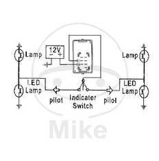 JMP Přerušovač blinkrů JMP LED 12V 7pólový 2H448566