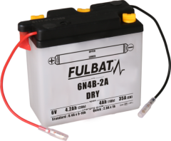 Fulbat Konvenční motocyklová baterie FULBAT 6N4B-2A Včetně balení kyseliny 550514