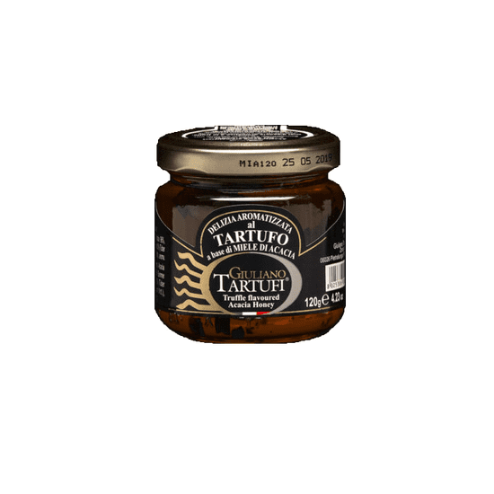 Giuliano Tartufi Akátový med s kousky černého lanýže, 120 g (Lanýžový med)