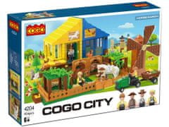 Cogo City stavebnice Koňský ranč kompatibilní 923 dílů