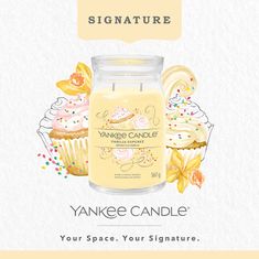 Yankee Candle Yankee Candle vonná svíčka Signature ve skle velká Vanilla Cupcake 567 g
