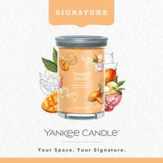 Yankee Candle Aromatická svíčka Signature velká Tumbler Mango Ice Cream 567g