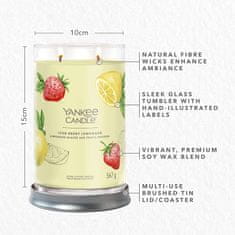 Yankee Candle Aromatická svíčka Signature velká Tumbler Iced Berry Lemonade 567g