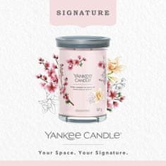 Yankee Candle vonná svíčka Signature Tumbler ve skle velká Pink Cherry & Vanilla 567g