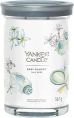 Yankee Candle Aromatická svíčka Signature velká Tumbler Baby Powder 567g
