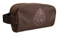 CurePink Kosmetická taška Harry Potter: Erb Bradavic - Hogwarts (25 x 13 x 2 cm)