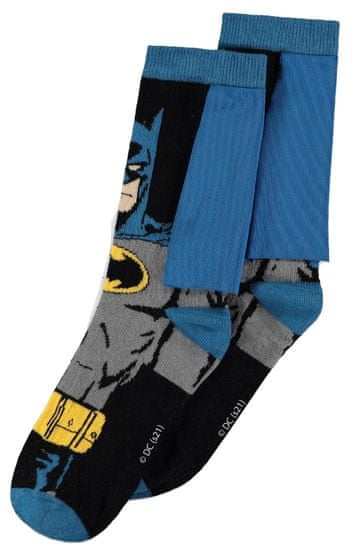 CurePink Pánské ponožky DC Comics: Batman (EU 39-42)