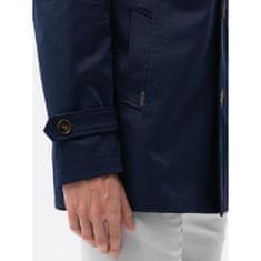 OMBRE Pánský kabát C432 tmavě modrá MDN121726 XXL