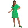 Dámské šaty s krátkým rukávem RUE PARIS zelené WN-SK-2905.95_398452 M