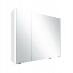 Kaemingk Koupelnová skříňka se zrcadlem a osvětlením 80 cm Tristan