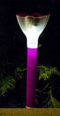 SANICO Venkovní solární lampa LED růžová 60 cm