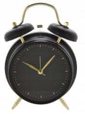 Koopman Kovové stojící hodiny s budíkem 11 x 16 cm