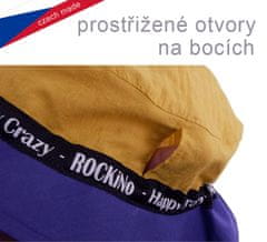 ROCKINO Chlapecký letní klobouk vzor 3450 - modrohořčicový, velikost 52