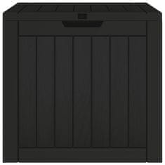 shumee Zahradní úložný box černý 55,5 x 43 x 53 cm polypropylen