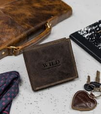 Always Wild Horizontální skládací pánská peněženka s vnější kapsou na karty