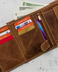 Always Wild Pánská kožená peněženka s vnější platební kapsou