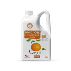 Nanolab Prací gel z Marseillského mýdla pro citlivou pokožku Pomeranč 2L, 40PD