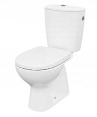 PSB Kompaktní bílé WC sedátko ARTECO 3/5 L