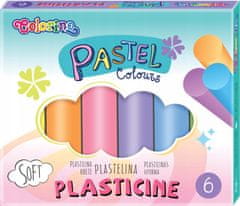 Colorino Dětská pastelová plastelína 6 barev 