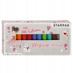 STARPAK Školní plastelína pro děti 12 barev