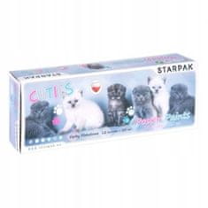 STARPAK Školní barvy na plakáty 12 barev koček