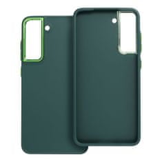 Case4mobile Case4Mobile Pouzdro FRAME pro Samsung Galaxy S21 FE - zelené